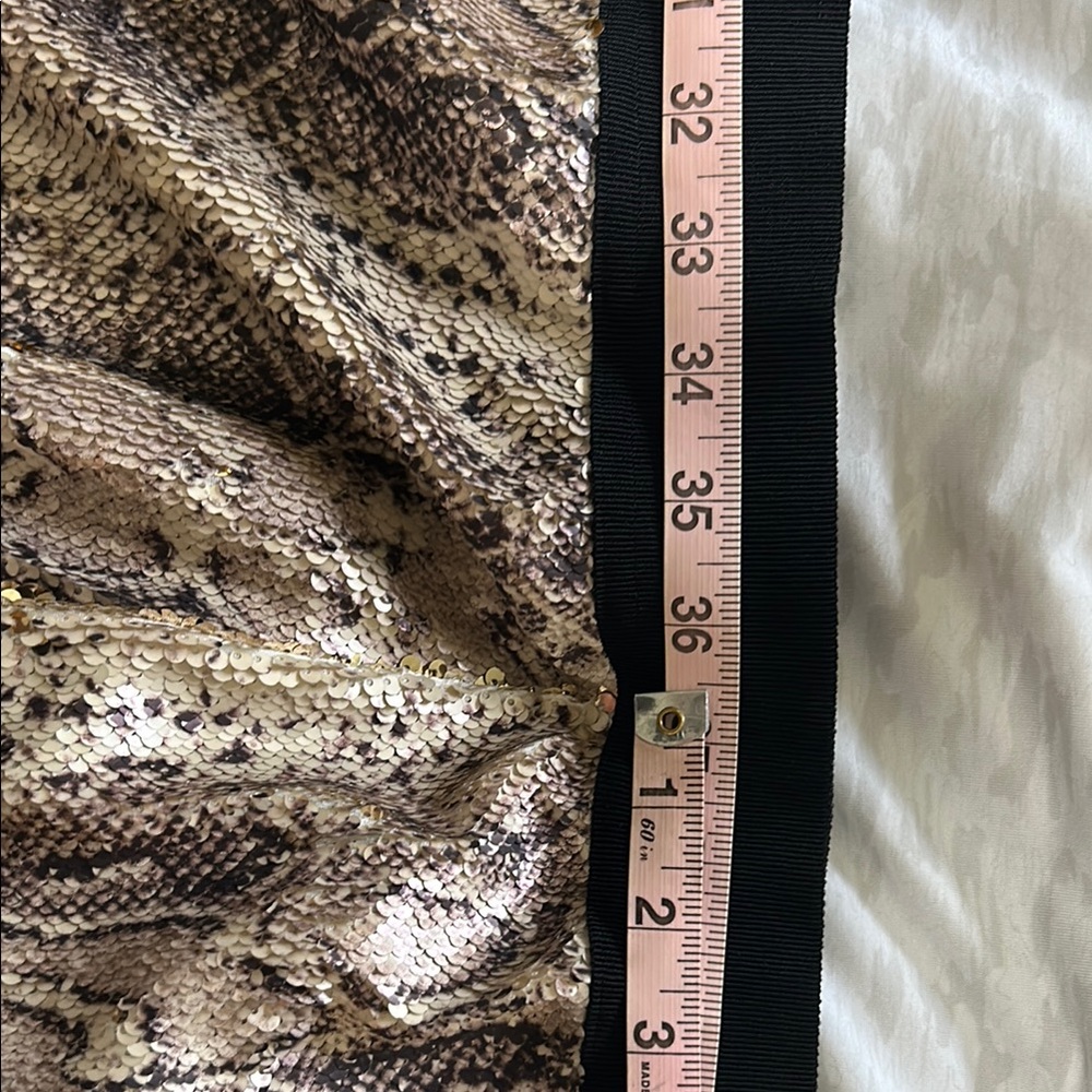 New - Python printed reversible to Gold sequin- - Picture 5 of 10